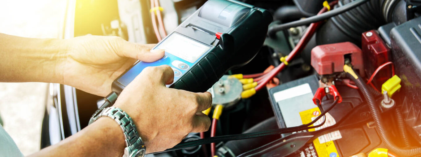 Checking-car-battery-performance